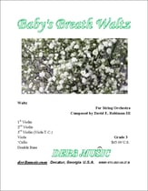 Baby's Breath Waltz Orchestra sheet music cover